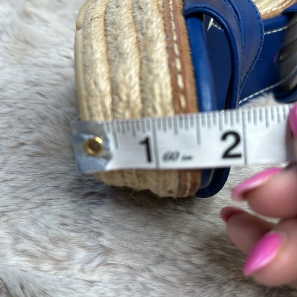 Ralph Lauren Collection | Purple Label | Blue Leather Espadrille - Picture 13 of 14